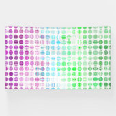 Groovy Eclectic Boho Abstract Toric Pride-Flagge Banner (Horizontal)