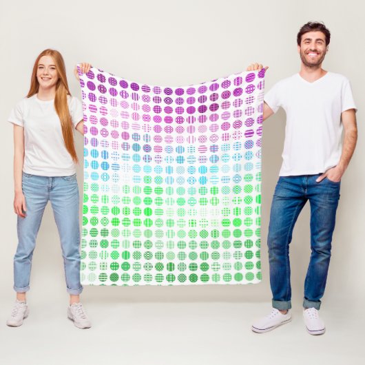Groovy Eclectic Boho Abstract Toric Pride-Flagge Fleecedecke (Beispiel)