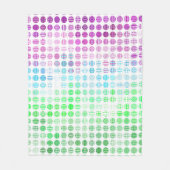 Groovy Eclectic Boho Abstract Toric Pride-Flagge Fleecedecke (Vorderseite)
