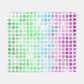 Groovy Eclectic Boho Abstract Toric Pride-Flagge Fleecedecke (Vorderseite (Horizontal))