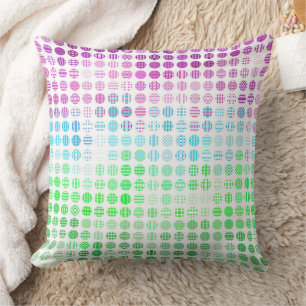 Groovy Eclectic Boho Abstract Toric Pride-Flagge Kissen