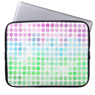 Groovy Eclectic Boho Abstract Toric Pride-Flagge Laptopschutzhülle