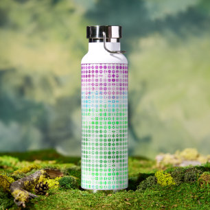 Groovy Eclectic Boho Abstract Toric Pride-Flagge Trinkflasche