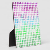 Groovy Eclectic Boho Abstrakt Toric Prilag Flag Fotoplatte (Seite)