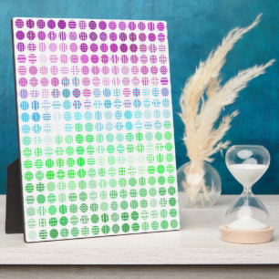 Groovy Eclectic Boho Abstrakt Toric Prilag Flag Fotoplatte