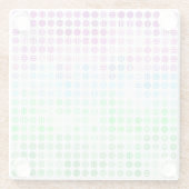 Groovy Eclectic Boho Abstrakt Toric Prilag Flag Glasuntersetzer (Rückseite)