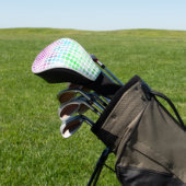 Groovy Eclectic Boho Abstrakt Toric Prilag Flag Golf Headcover (In SItu)