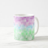 Groovy Eclectic Boho Abstrakt Toric Prilag Flag Kaffeetasse (VorderseiteRechts)