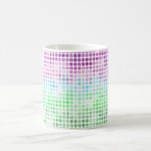 Groovy Eclectic Boho Abstrakt Toric Prilag Flag Kaffeetasse (Mittel)