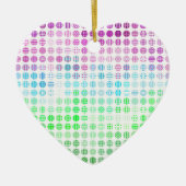 Groovy Eclectic Boho Abstrakt Toric Prilag Flag Keramik Ornament (Vorne)