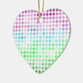 Groovy Eclectic Boho Abstrakt Toric Prilag Flag Keramik Ornament (Links)