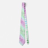 Groovy Eclectic Boho Abstrakt Toric Prilag Flag Krawatte (Vorderseite)