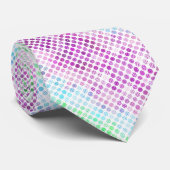 Groovy Eclectic Boho Abstrakt Toric Prilag Flag Krawatte (Gerollt)