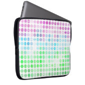 Groovy Eclectic Boho Abstrakt Toric Prilag Flag Laptopschutzhülle (Vorne Rechts)