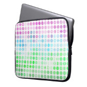 Groovy Eclectic Boho Abstrakt Toric Prilag Flag Laptopschutzhülle (Vorderseite Links)