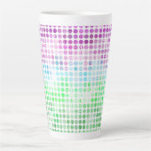 Groovy Eclectic Boho Abstrakt Toric Prilag Flag Milchtasse (Vorderseite)