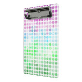 Groovy Eclectic Boho Abstrakt Toric Prilag Flag Mini Klemmbrett (Gewinkelt2)