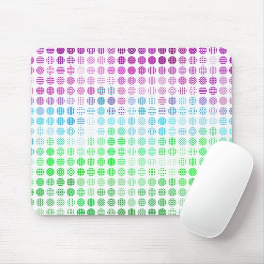 Groovy Eclectic Boho Abstrakt Toric Prilag Flag Mousepad (Mit Mouse)
