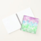 Groovy Eclectic Boho Abstrakt Toric Prilag Flag Notizblock (Innenseite)