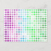 Groovy Eclectic Boho Abstrakt Toric Prilag Flag Postkarte (Vorderseite)