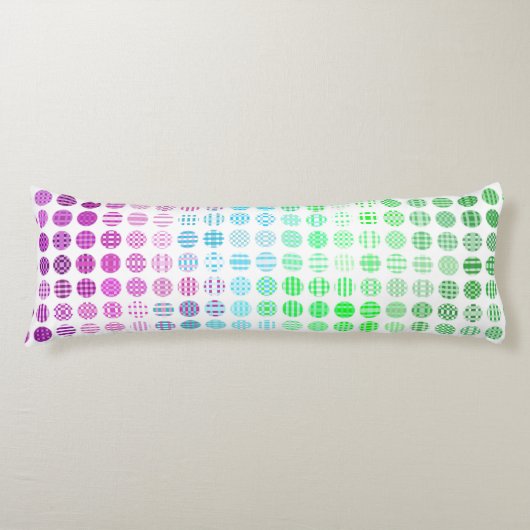 Groovy Eclectic Boho Abstrakt Toric Prilag Flag Seitenschläferkissen (Vorderseite)