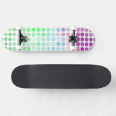 Groovy Eclectic Boho Abstrakt Toric Prilag Flag Skateboard (Horizontal)