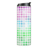 Groovy Eclectic Boho Abstrakt Toric Prilag Flag Thermosbecher (Nach links gedreht)
