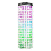 Groovy Eclectic Boho Abstrakt Toric Prilag Flag Thermosbecher (Rückseite)