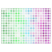 Groovy Eclectic Boho Abstrakt Toric Prilag Flag Tischdecke (Vorderseite (Horizontal))