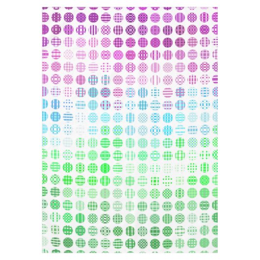 Groovy Eclectic Boho Abstrakt Toric Prilag Flag Tischdecke (Vorderseite)