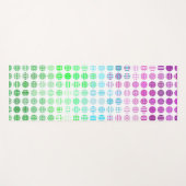 Groovy Eclectic Boho Abstrakt Toric Prilag Flag Yogamatte (Vorderseite (Horizontal))