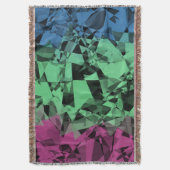 Groovy Eclectic Retro Trippy Polysexual Prilag Decke (Vorderseite Vertikal)