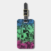 Groovy Eclectic Retro Trippy Polysexual Prilag Gepäckanhänger (Vorderseite vertikal)