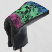 Groovy Eclectic Retro Trippy Polysexual Prilag Golf Headcover (3/4 Vorderseite)