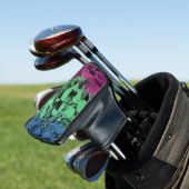 Groovy Eclectic Retro Trippy Polysexual Prilag Golf Headcover (In Situ)