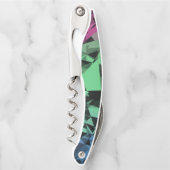 Groovy Eclectic Retro Trippy Polysexual Prilag Kellnermesser (Vorderseite)