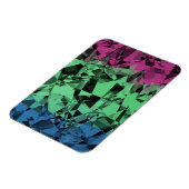 Groovy Eclectic Retro Trippy Polysexual Prilag Magnet (Linke Seite)