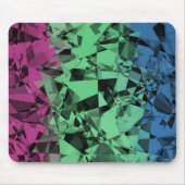 Groovy Eclectic Retro Trippy Polysexual Prilag Mousepad (Vorne)