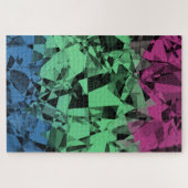 Groovy Eclectic Retro Trippy Polysexual Prilag Puzzle (Horizontal)