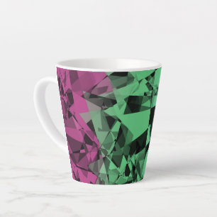 Groovy Eclectic Retro Trippy Polysexual Stolzflagg Milchtasse