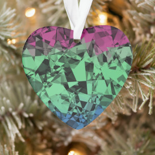 Groovy Eclectic Retro Trippy Polysexual Stolzflagg Ornament