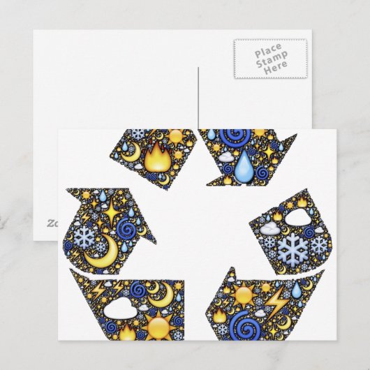 Groovy Ecology Postkarte (Vorne/Hinten)