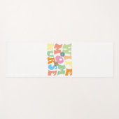Groovy Ehefrau Mutter Krankenschwester Retro Mutte Yogamatte (Vorderseite (Horizontal))