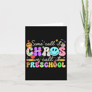 Groovy Einige nennen es Chaos wir nennen es Vorsch Karte