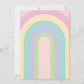 Groovy Einladung zum Geburtstag (Rückseite)