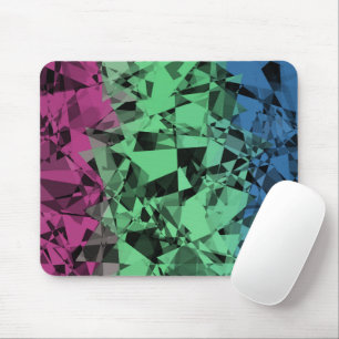 Groovy Eklektische Retro Trippy Polysexual Stolzfl Mousepad