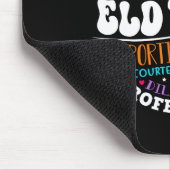 Groovy Eld Team Crew Englischsprachentwicklung Mousepad (Ecke)