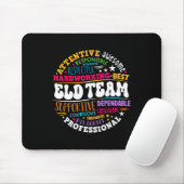 Groovy Eld Team Crew Englischsprachentwicklung Mousepad (Mit Mouse)