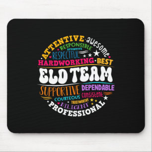 Groovy Eld Team Crew Englischsprachentwicklung Mousepad