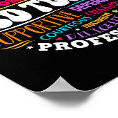 Groovy Eld Team Crew Englischsprachentwicklung Poster (Ecke)